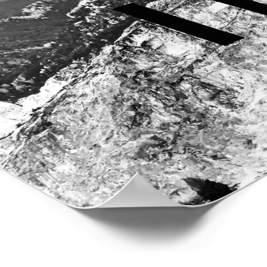 John Muir zitiert das Plakat der Berge (Ecke)