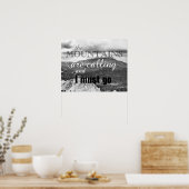 John Muir zitiert das Plakat der Berge (Küche)