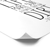 John Muir zitierte von all den Lebenswegen Poster (Ecke)