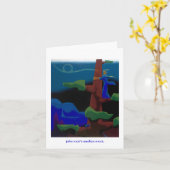 john muir's aeolian music -notecard karte (Gelbe Blume)