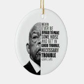 John muss nie davor zurückschrecken, Lärm zu mache Keramik Ornament (Rechts)