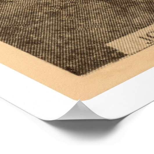 John Norfolk Baseball 1910 Poster (Ecke)