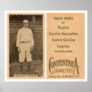 John Norfolk Baseball 1910 Poster
