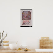 John of Gaunt wird von den Bürgern empfangen Poster (Küche)