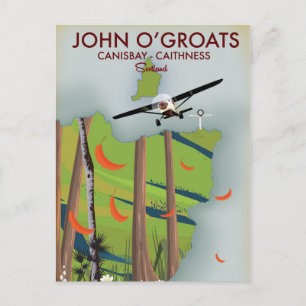 John o'groats Canisbay Caithness Schottland Postkarte