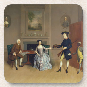 John Orde, mit seiner Ehefrau Anne und sein Untersetzer