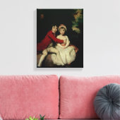 John Parker und seine Schwester Theresa, 1779 Leinwanddruck (Insitu (Wohnzimmer))