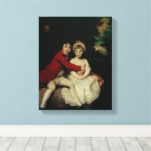 John Parker und seine Schwester Theresa, 1779 Leinwanddruck (Insitu (Holzboden))