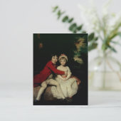 John Parker und seine Schwester Theresa, 1779 Postkarte (Stehend Vorderseite)