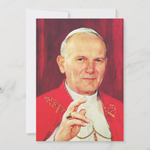 John Paul II Bishop von Rom Feiertagskarte