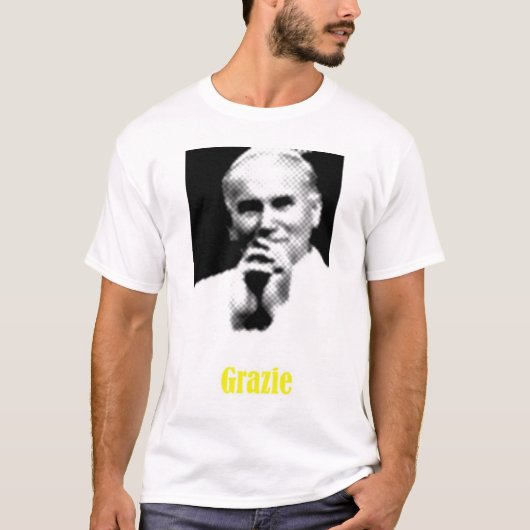 John Paul II Grazie T-Shirt (Vorderseite)