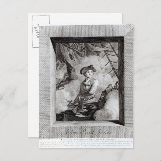 John Paul Jones Postkarte (Vorne/Hinten)