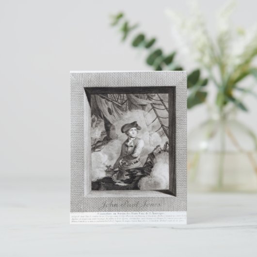 John Paul Jones Postkarte (Stehend Vorderseite)