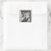 John Paul Jones Quadratischer Aufkleber (Tasche)