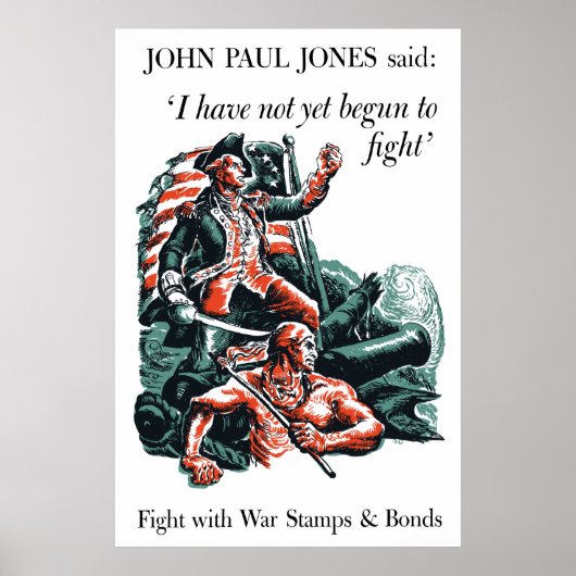 John Paul Jones WW2 Poster (Vorne)