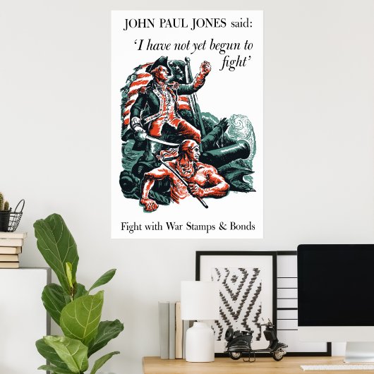 John Paul Jones WW2 Poster (Heimbüro)