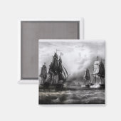 John Paul Jones's 'Ranger' Ship, 1793 Magnet (Vorderseite/Rückseite)