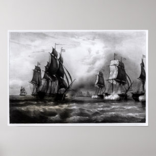 John Paul Jones's 'Ranger' Ship, 1793 Poster