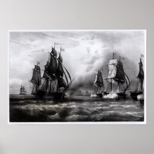 John Paul Jones's 'Ranger' Ship, 1793 Poster (Vorne)