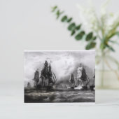 John Paul Jones's 'Ranger' Ship, 1793 Postkarte (Stehend Vorderseite)