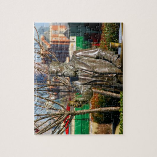 John Pemberton Statue Georgia. Jigsaw Puzzle (Vertikal)