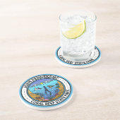 John Pennekamp Coral Reef Staat Park Travel Art Getränkeuntersetzer (Seite)