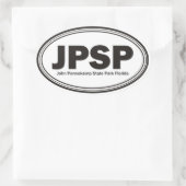 John Pennekamp Staat Park Ovaler Aufkleber (Tasche)