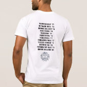 John Perkins revolutionärer T - Shirt (Rückseite)