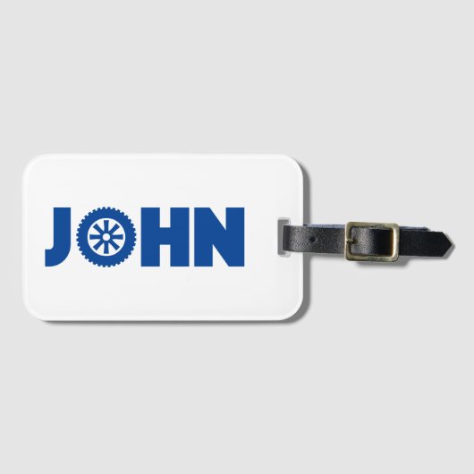John Petrol Head Gepäckanhänger (Vorderseite (Horizontal))