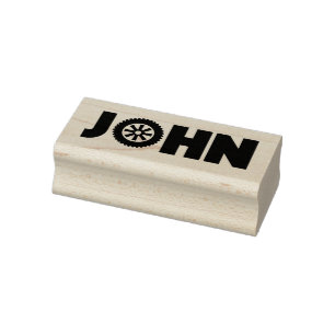 John Petrol Head Gummistempel