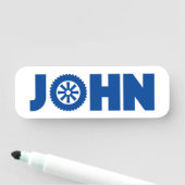 John Petrol Head Namensschild (Beispiel)