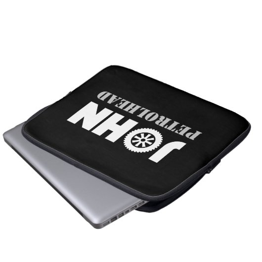 John Petrolhead Laptopschutzhülle (Vorne Knopf)