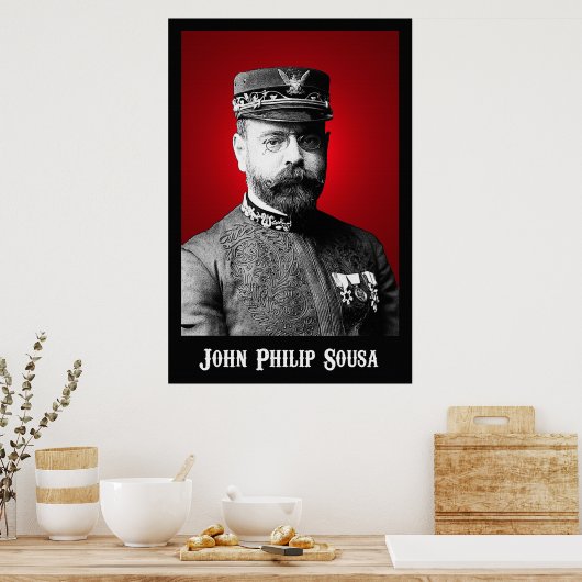 John Philip Sousa 36 x 24 Poster (Küche)