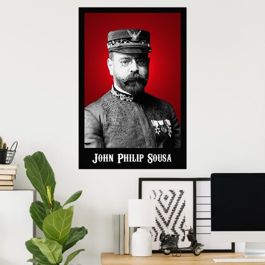 John Philip Sousa 36 x 24 Poster (Heimbüro)