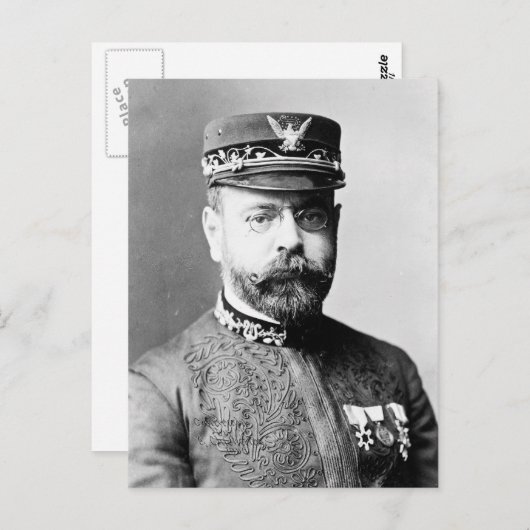 John Philip Sousa Portrait Postkarte (Vorne/Hinten)