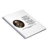 John Pierpont Morgan No Problem Can Be Solved Notizblock (Rechte Seite)