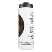 John Pierpont Morgan No Problem Can Be Solved Thermosbecher (Vorderseite)