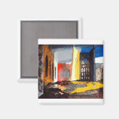 John Piper Coventry Cathedral Magnet (Vorderseite/Rückseite)