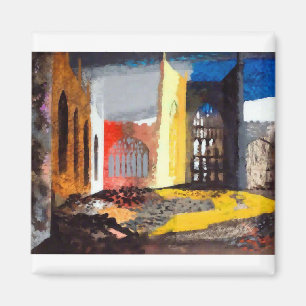 John Piper Coventry Cathedral Magnet