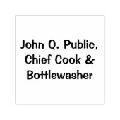 John Q. Öffentlich, benutzerdefinierbar für jeden  Permastempel (Design)