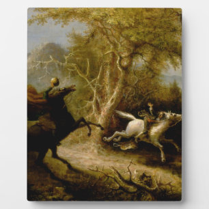 John Quidor Legend of Sleepy Hollow Headless Horse Fotoplatte