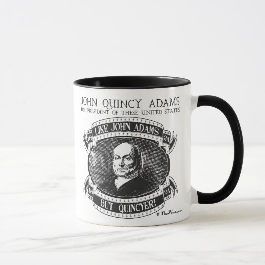 John Quincy Adams 1824 Kampagnen-Tasse Tasse (Rechts)