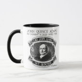 John Quincy Adams 1824 Kampagnen-Tasse Tasse (Links)