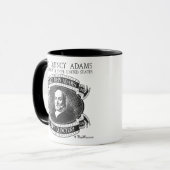 John Quincy Adams 1824 Kampagnen-Tasse Tasse (Vorderseite Links)