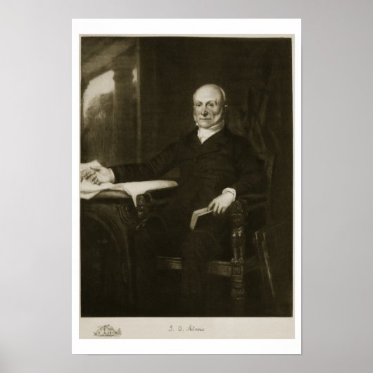 John Quincy Adams, 6. Präsident der Vereinigten St Poster (Vorne)