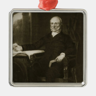 John Quincy Adams, 6. Präsident des vereinigten Ornament Aus Metall