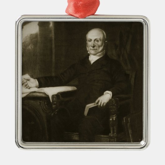 John Quincy Adams, 6. Präsident des vereinigten Ornament Aus Metall (Vorne)