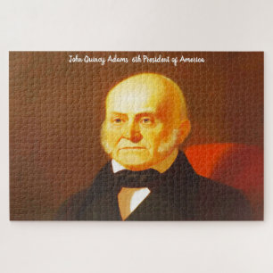 John Quincy Adams 6. Präsident von Amerika. Puzzle
