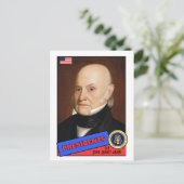 John Quincy Adams Baseball Card Postkarte (Stehend Vorderseite)