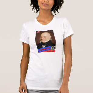 John Quincy Adams Baseball Card T-Shirt